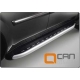 Пороги алюминиевые Alyans для Audi Q5 2008-2016